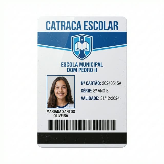 Cartão para Catraca Escolar