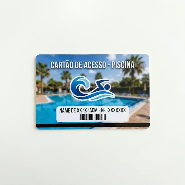 Cartão para Piscina