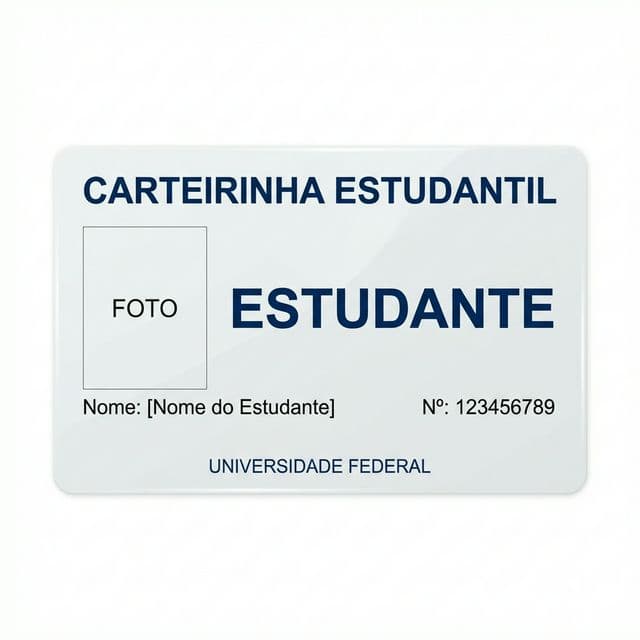 Carteirinha Estudantil Personalizada
