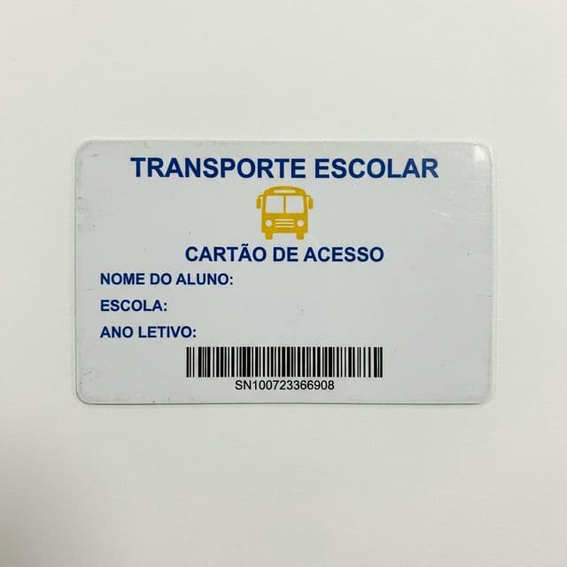 Carteirinha de Transporte Escolar