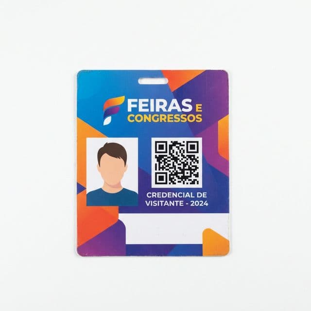 Crachá para Feiras e Congressos