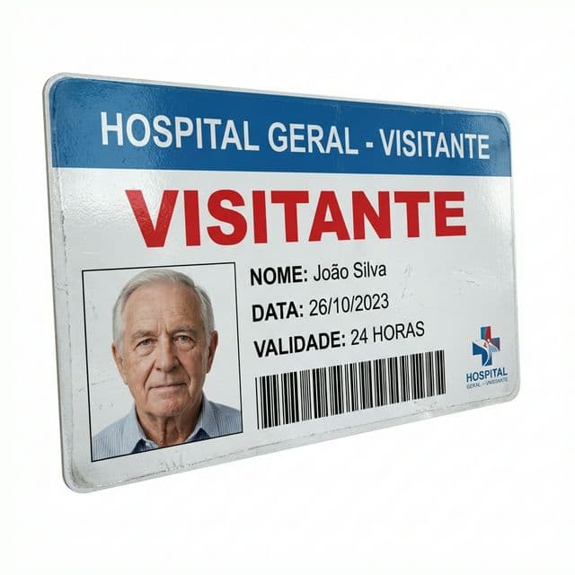 Crachá Visitante